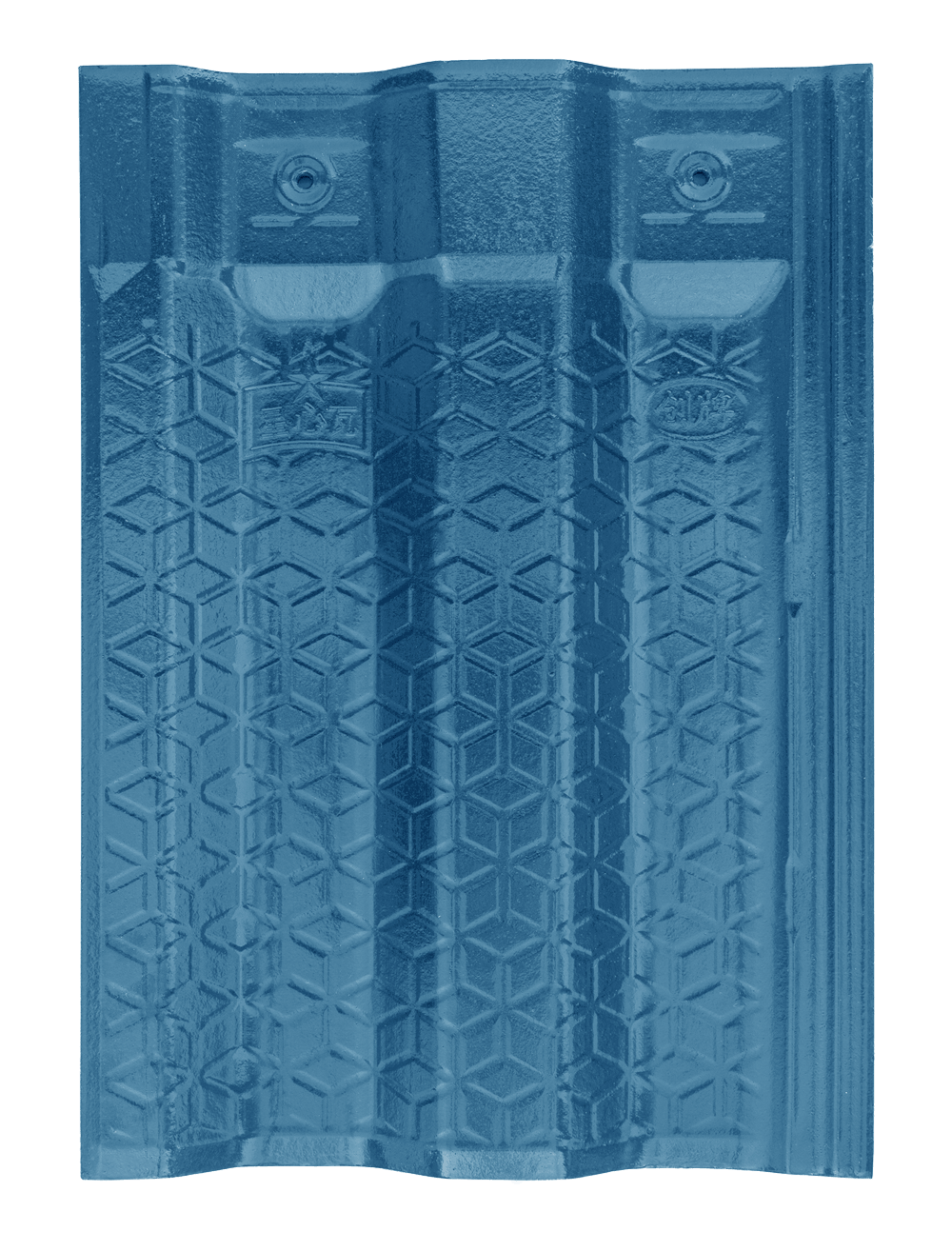 星心殺菌瓦—孔雀藍